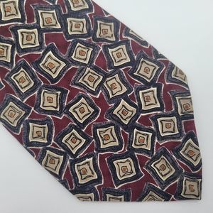 Talbott Studio Men's Geometric Pattern Silk Tie OS